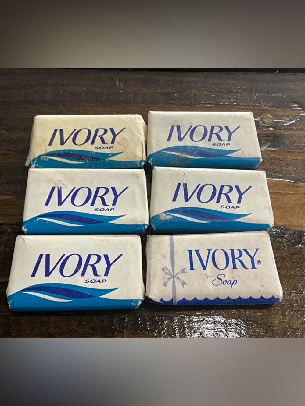 Vintage Lot of 6 Ivory Bar Soaps Mini Travel Size MCM Unopened